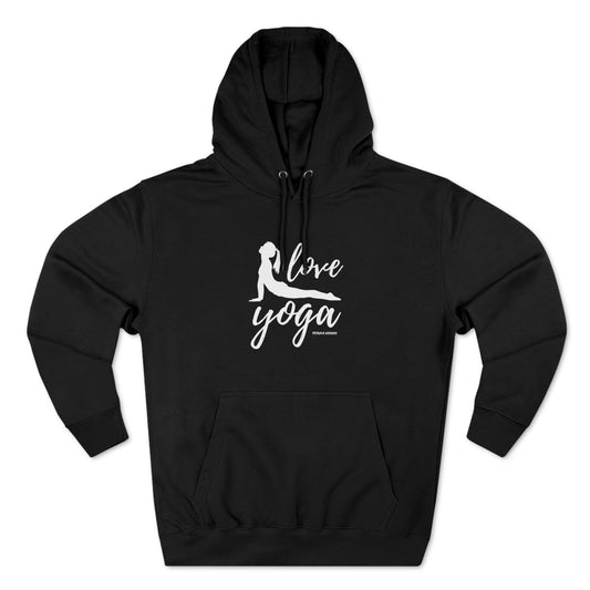 Black Hoodie Sweatshirt Pullover Hoodie for Yoga Essentials Hoodie Lovers Petrova Designs