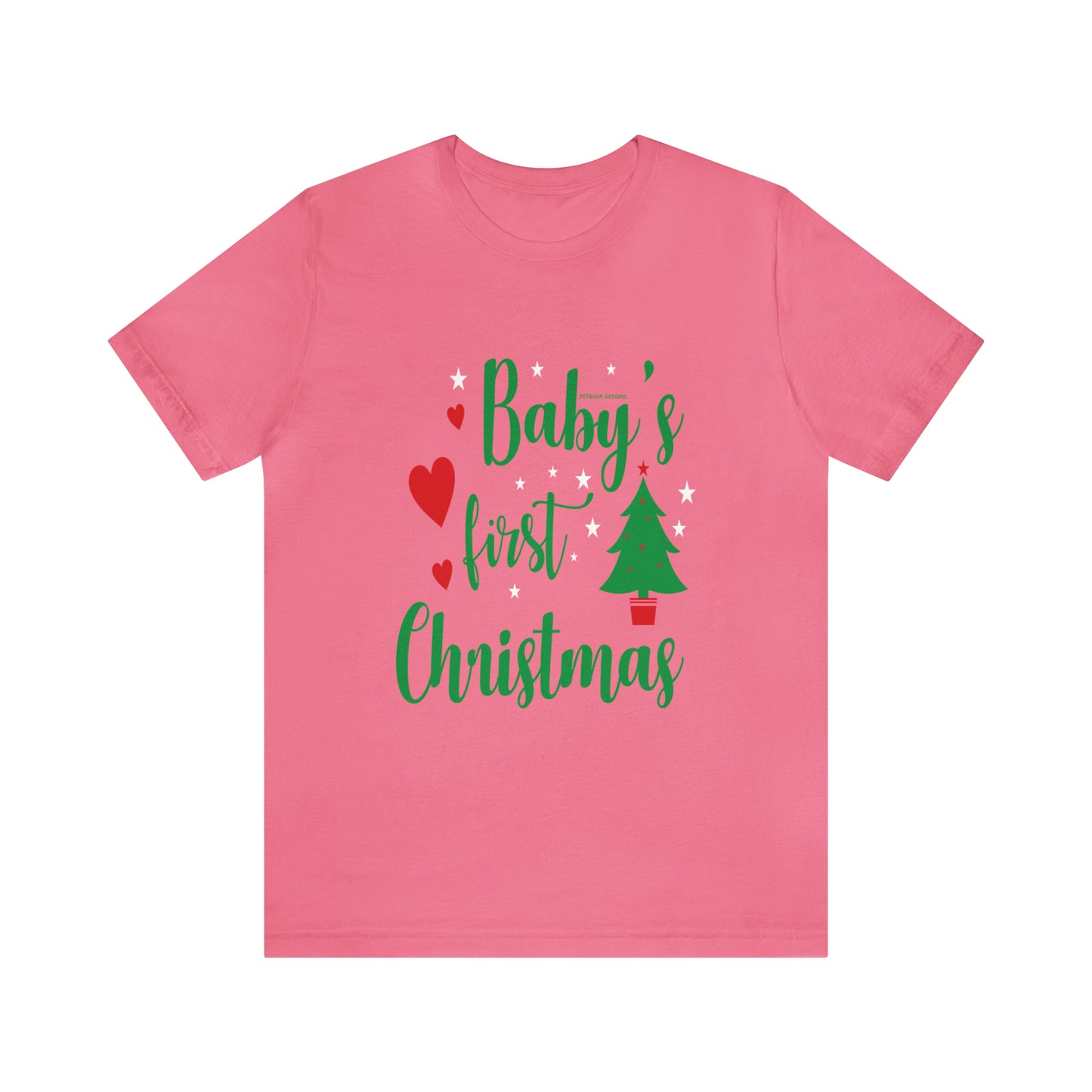 T-Shirt Tshirt Design Gift for Friend and Family Short Sleeved Shirt Christmas Petrova Designs