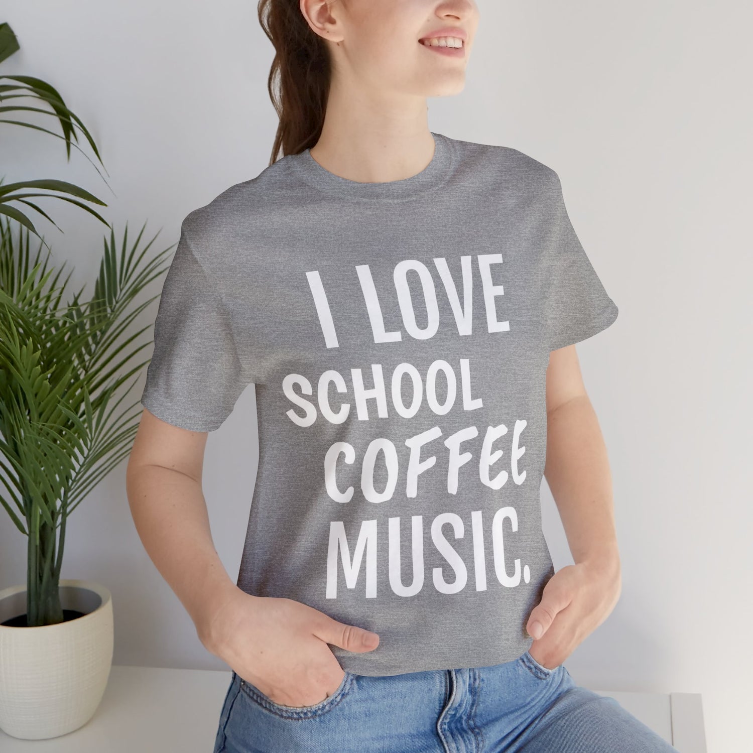 Cool School T-Shirt | Back To School Athletic Heather T-Shirt Petrova Designs