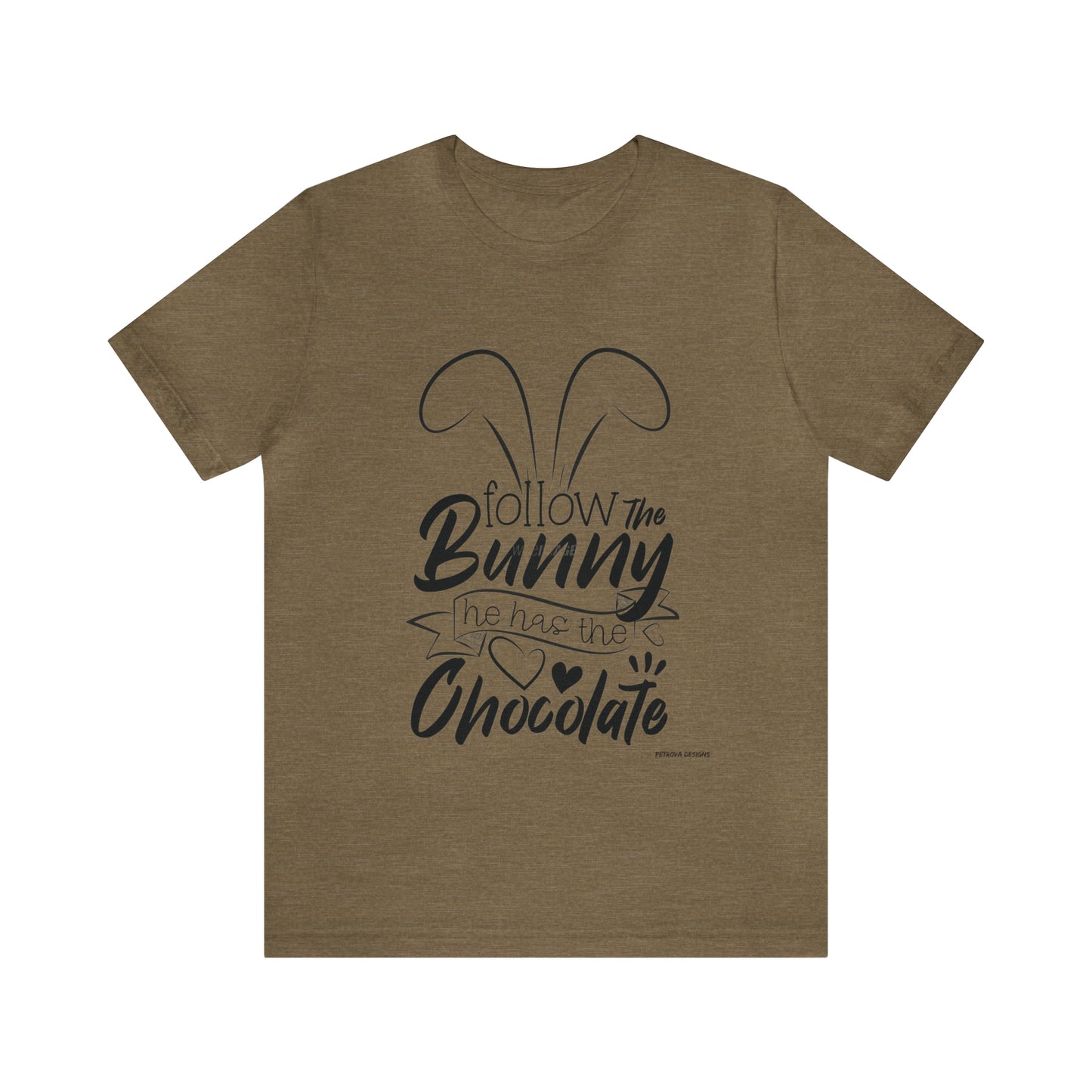 Easter T-Shirt | Bunny Ears Easter Tee T-Shirt Petrova Designs