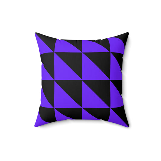 Home Decor Throw Pillow Covers and Inserts for Couch Sofa Throw Pillows Bedroom Living Room Purple Black Printify