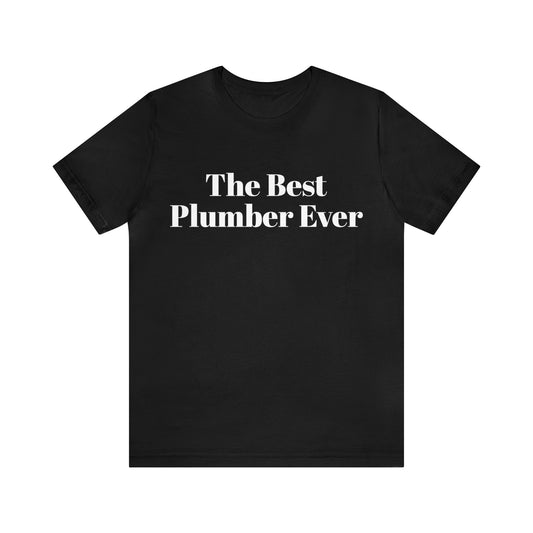 Plumber T-Shirt | Plumber Gift Idea Black T-Shirt Petrova Designs