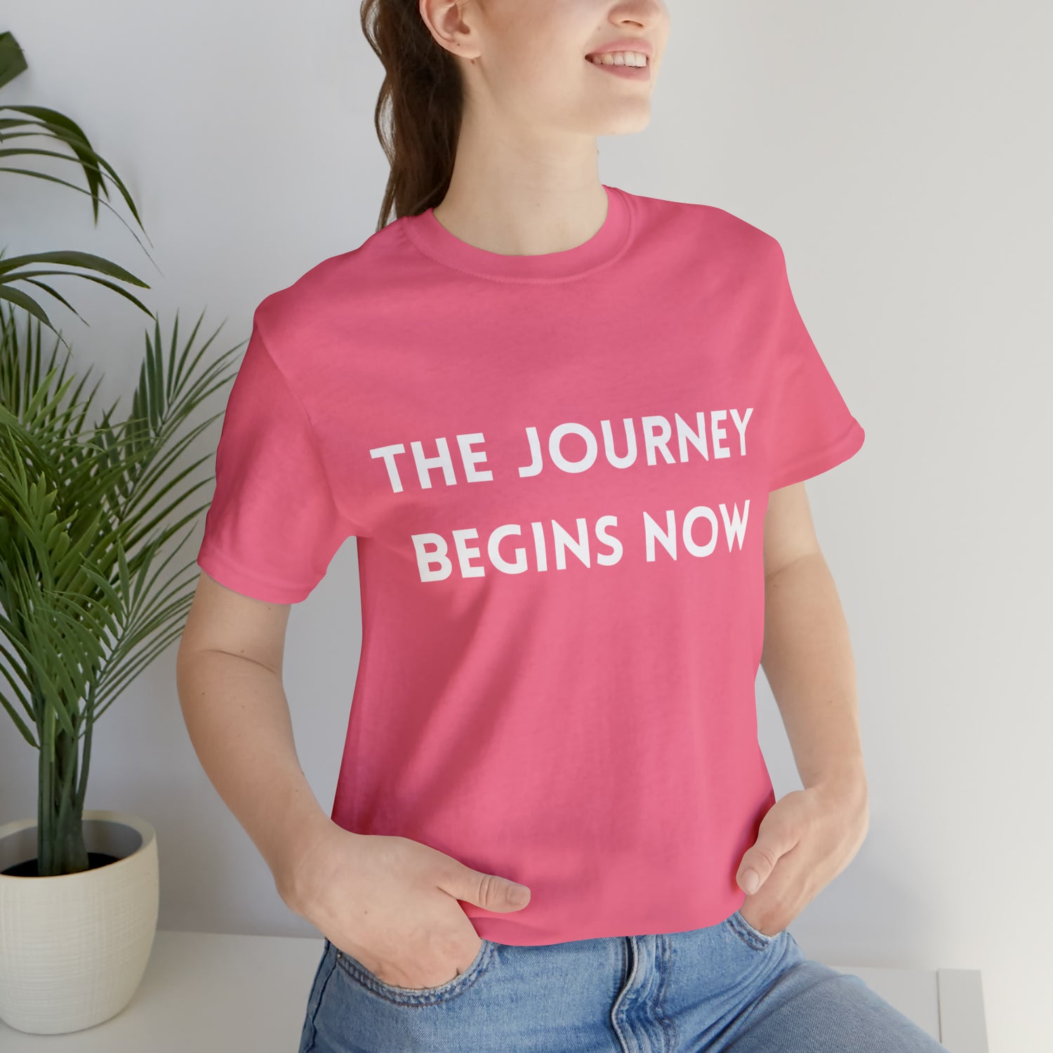 Journey T-Shirt | For New Beginnings Charity Pink T-Shirt Petrova Designs