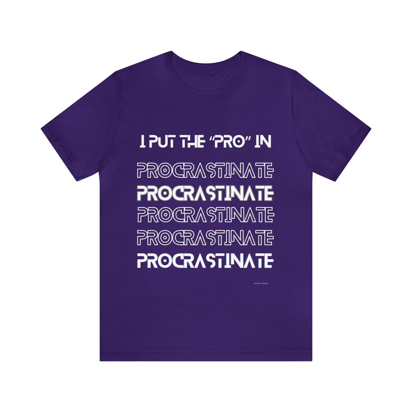 Funny T-Shirt | Humorous Tee Team Purple T-Shirt Petrova Designs