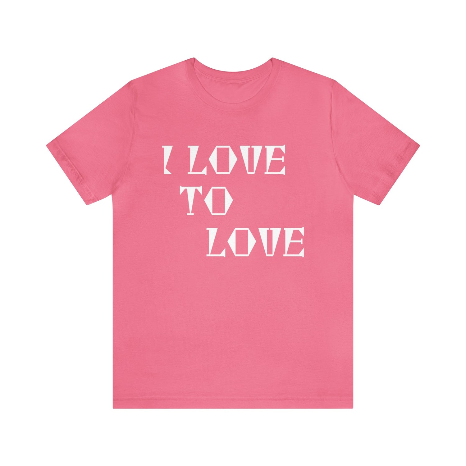 Love Quotes T-Shirt | Love Tee Charity Pink T-Shirt Petrova Designs