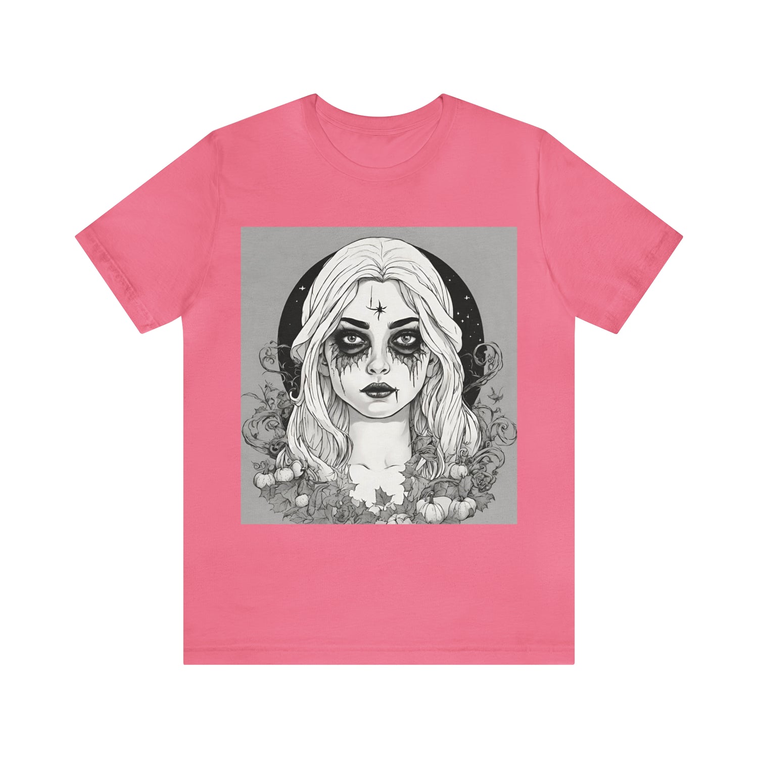 Halloween Witch T-Shirt | Halloween Gift Ideas Charity Pink T-Shirt Petrova Designs
