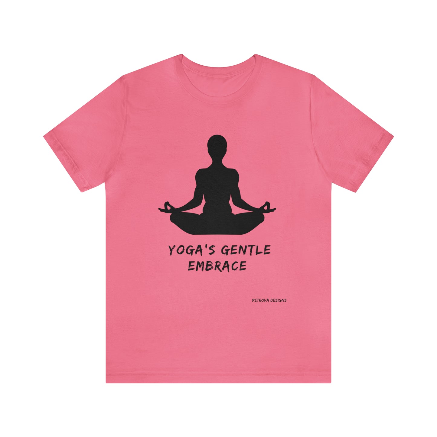Charity Pink 2XL T-Shirt Tshirt Design Gift for Friend and Family Short Sleeved Shirt Yoga Petrova Designs