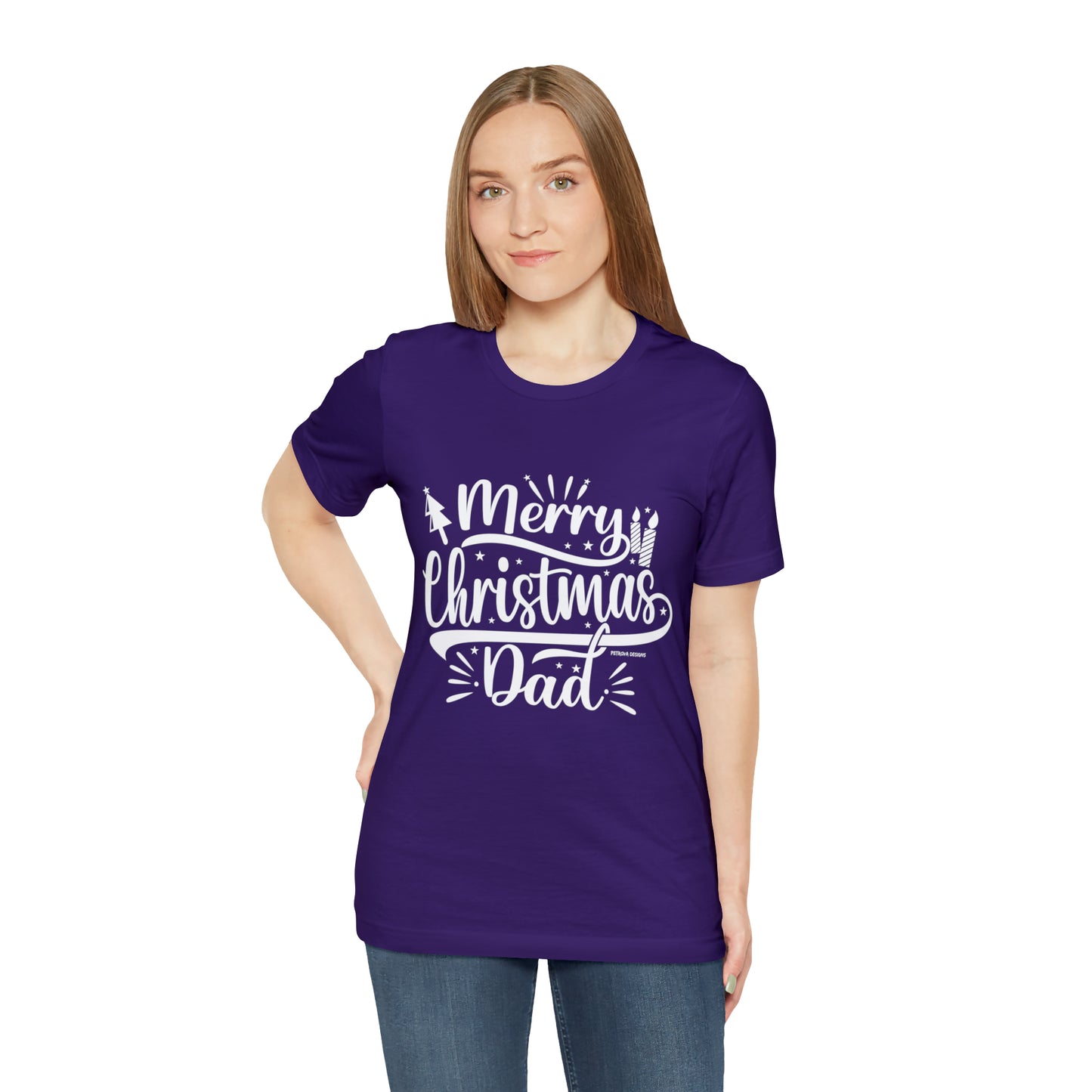 Christmas T-Shirt for Dad | For Father on Xmas T-Shirt Petrova Designs