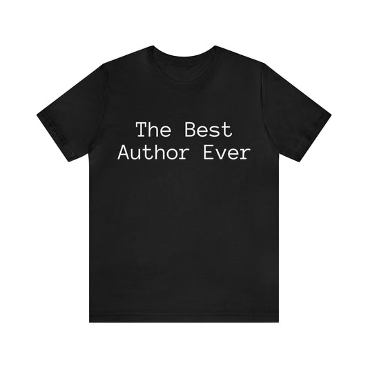 Author T-Shirt | Gift Idea For Authors Black T-Shirt Petrova Designs