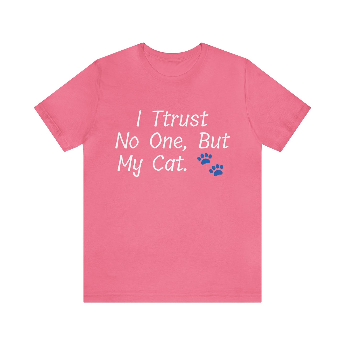 Charity Pink T-Shirt Tshirt Design Gift for Friend and Family Short Sleeved Shirt For Cat Lovers Gift Petrova Designs