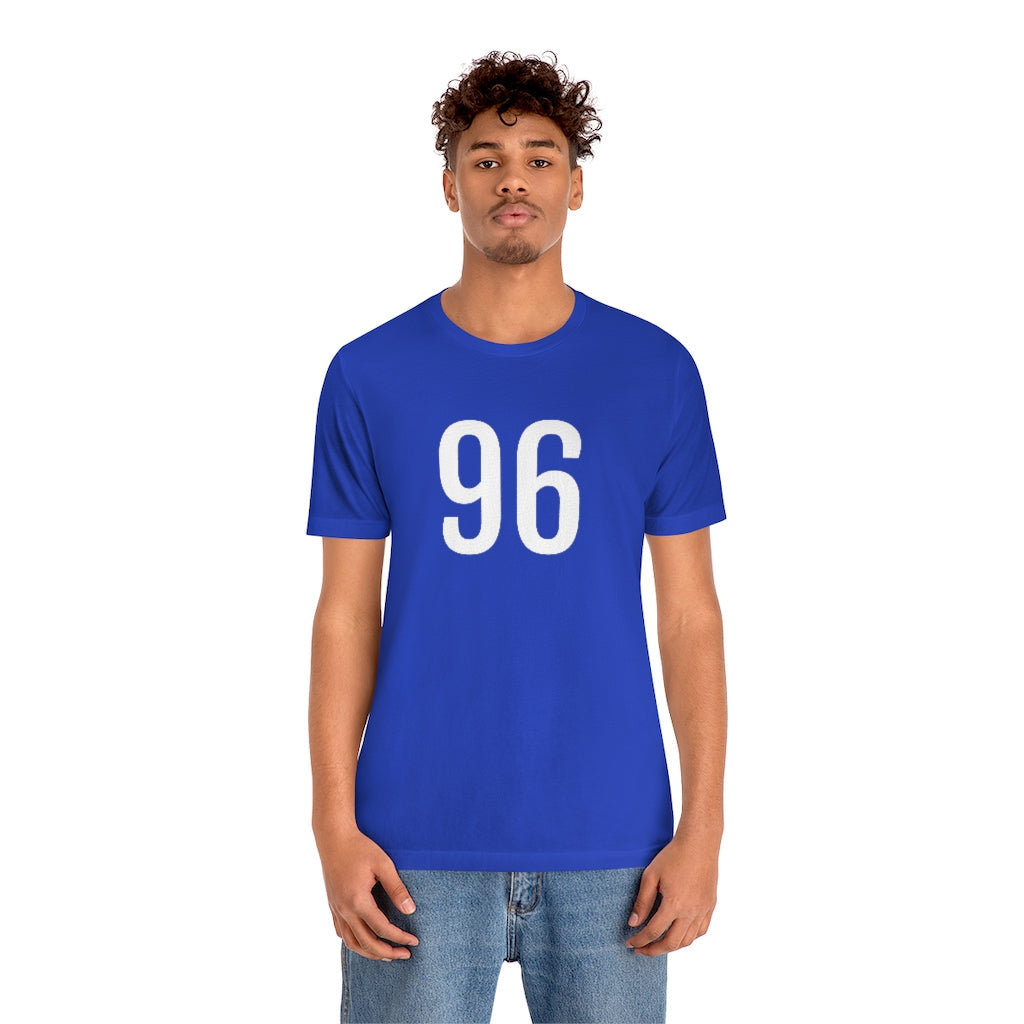 T-Shirt 96 Tee Shirt with Numbers On Them for Numbered T-Shirt Outfit Numerology Aesthetic Petrova Designs