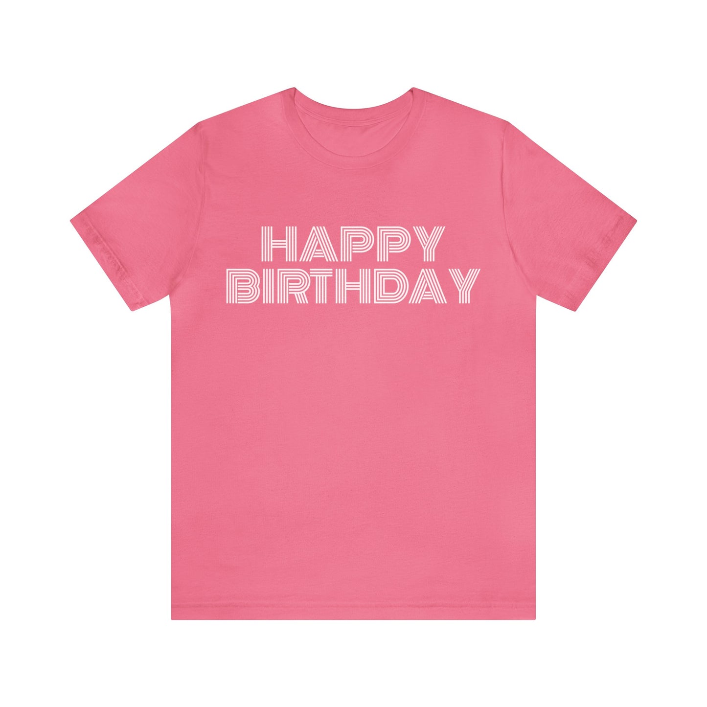 Charity Pink T-Shirt Tshirt Gift for Friends and Family Short Sleeve T Shirt Birthday Petrova Designs