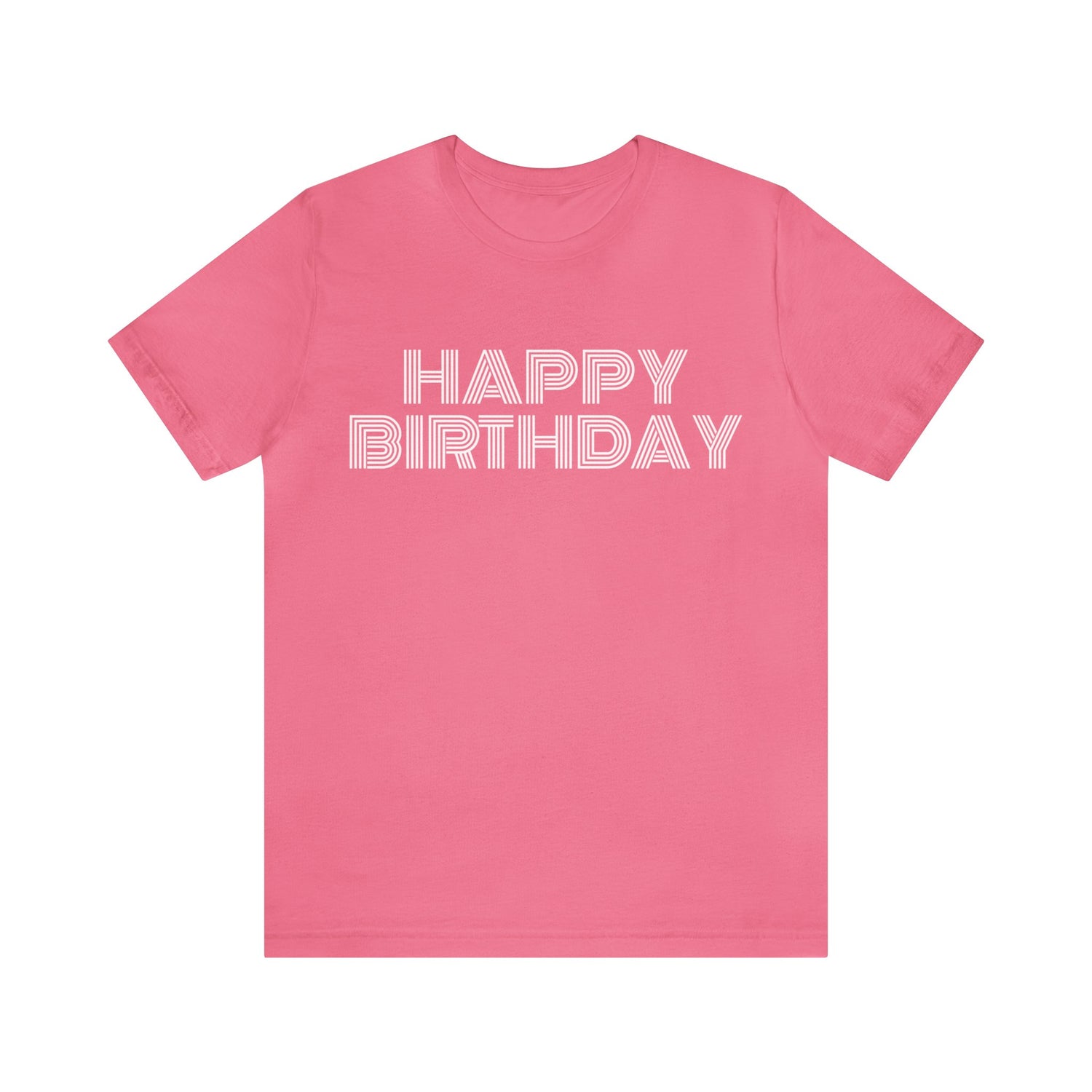 Charity Pink T-Shirt Tshirt Gift for Friends and Family Short Sleeve T Shirt Birthday Petrova Designs