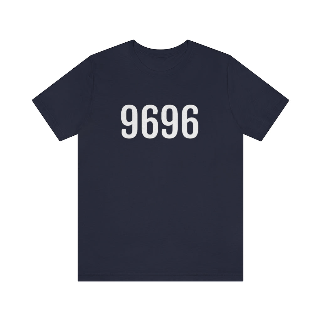 Navy T-Shirt 9696 T-Shirt Angel Number Tee Shirt with Numbers On Them for Numbered Outfit Petrova Designs