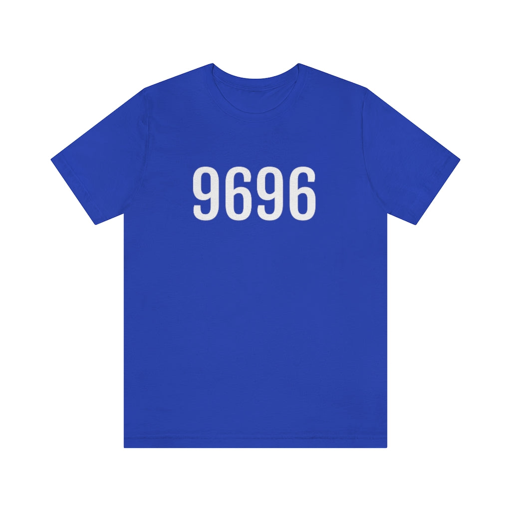 True Royal T-Shirt 9696 T-Shirt Angel Number Tee Shirt with Numbers On Them for Numbered Outfit Petrova Designs