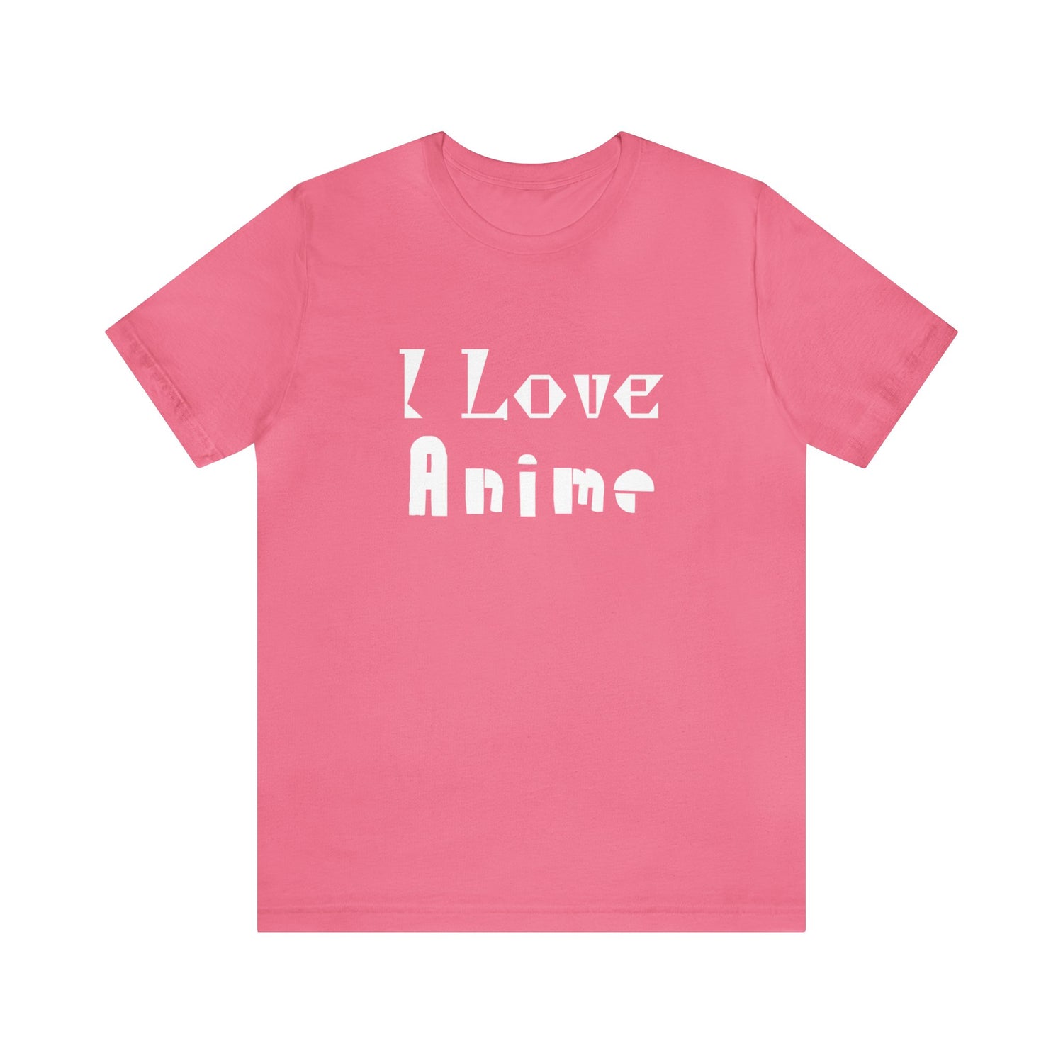 Anime T-Shirt For Minimalists | Japanese Animation Anime Lover Gift Idea Charity Pink T-Shirt Petrova Designs