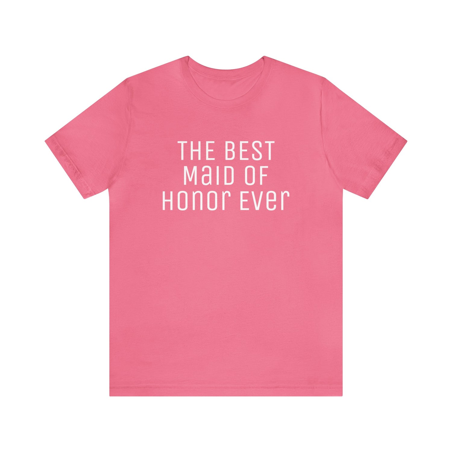 Maid of Honor T-Shirt Charity Pink T-Shirt Petrova Designs