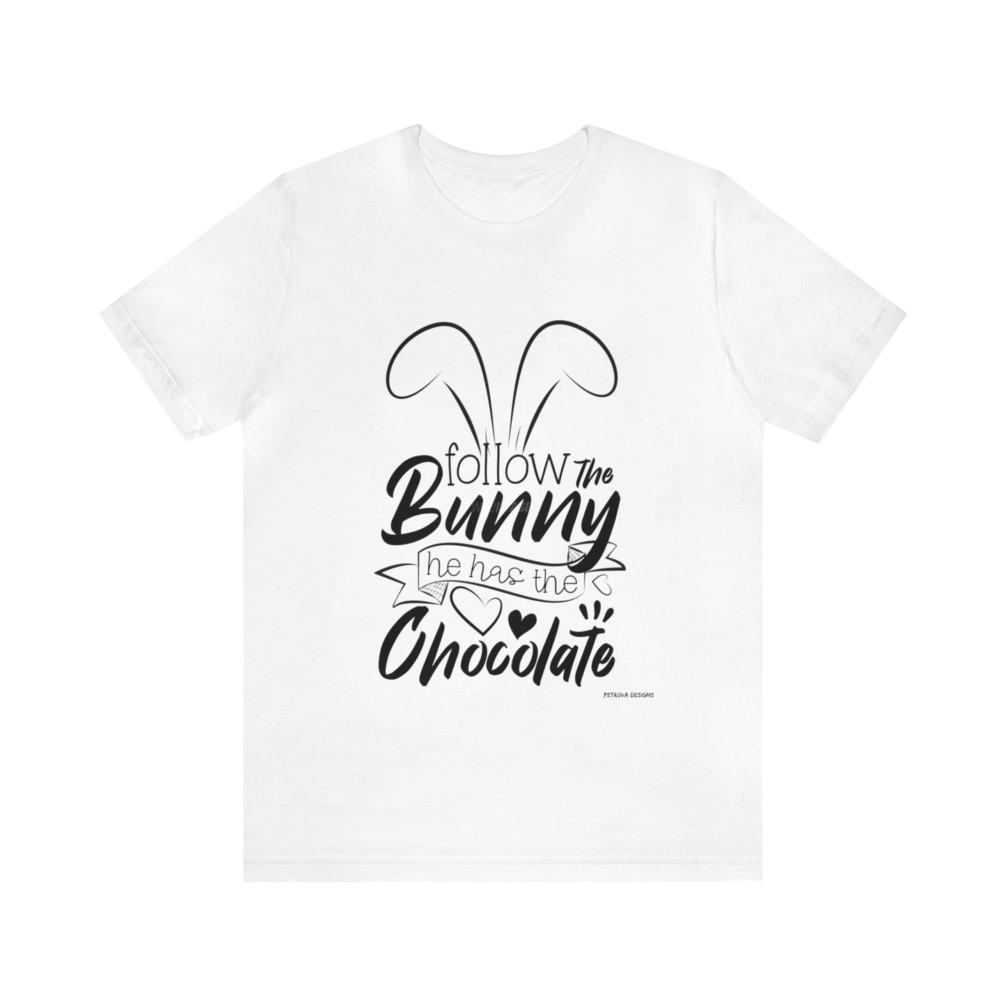 Easter T-Shirt | Bunny Ears Easter Tee T-Shirt Petrova Designs