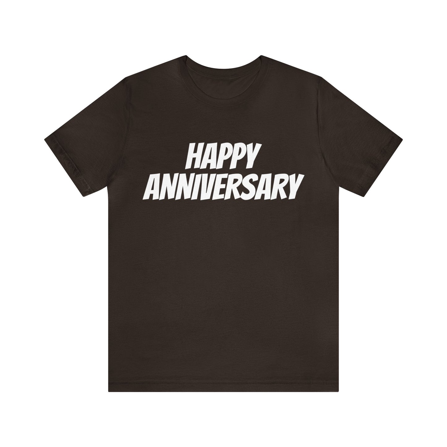 Brown T-Shirt Anniversary Text Shirt for Men & Women Black Bella Canvas Shirts for Tshirt Outfit Aesthetic Petrova Designs