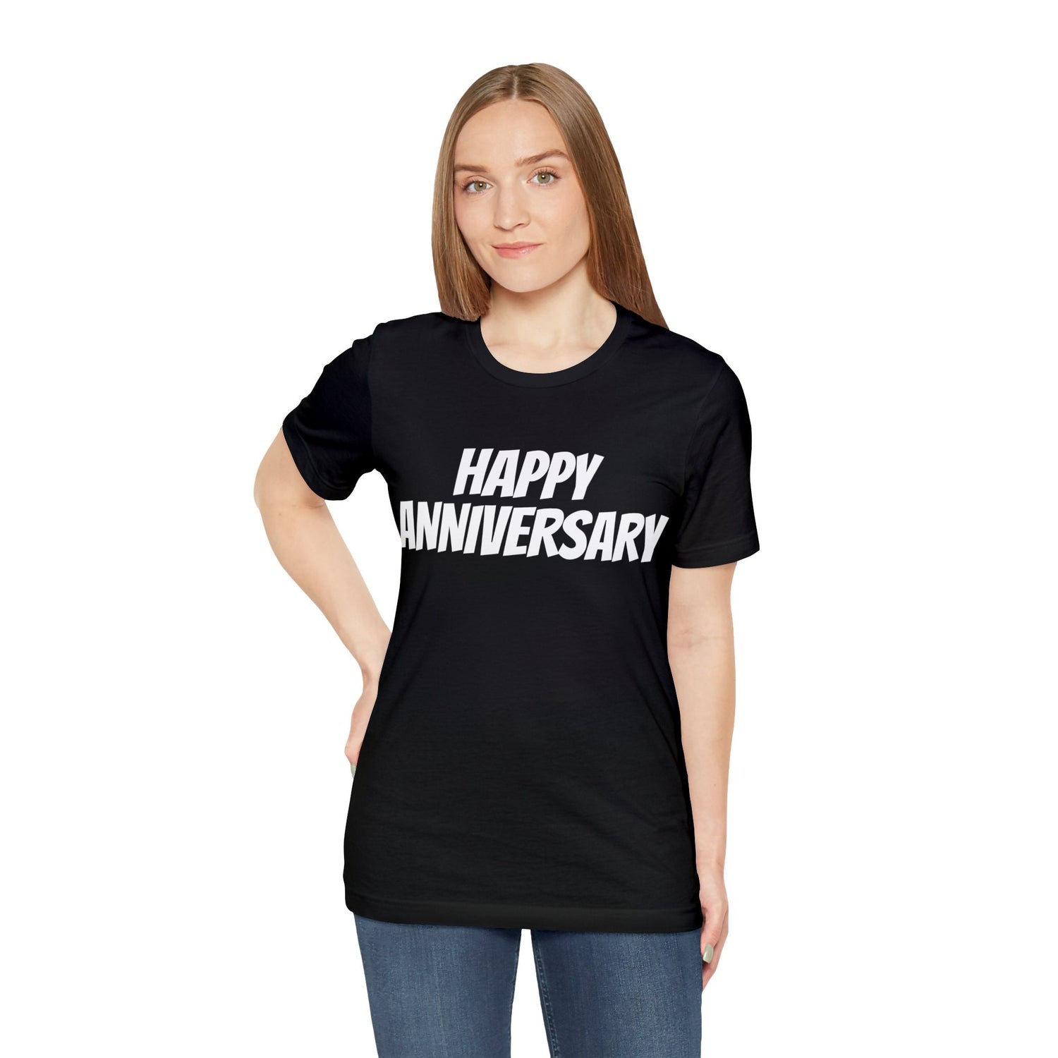 T-Shirt Anniversary Text Shirt for Men & Women Black Bella Canvas Shirts for Tshirt Outfit Aesthetic Petrova Designs