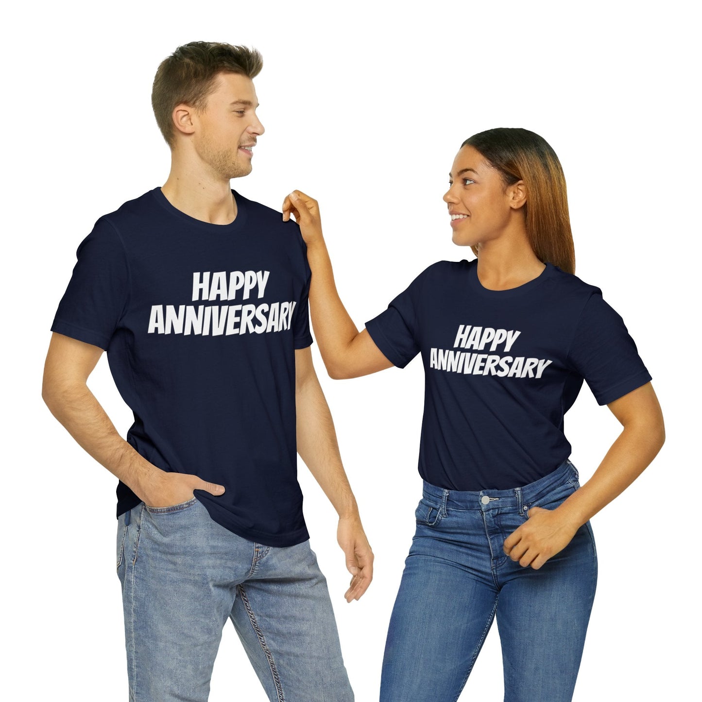 T-Shirt Anniversary Text Shirt for Men & Women Black Bella Canvas Shirts for Tshirt Outfit Aesthetic Petrova Designs