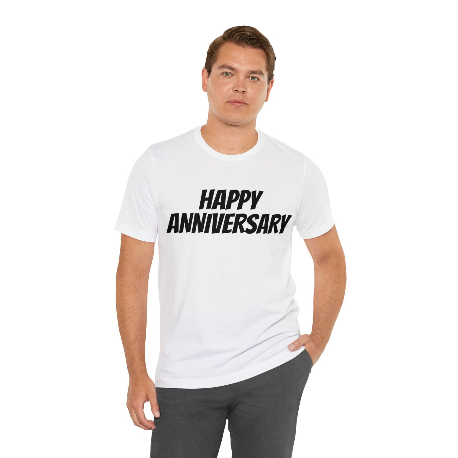 T-Shirt Anniversary Text Shirt for Men & Women Black Bella Canvas Shirts for Tshirt Outfit Aesthetic Petrova Designs