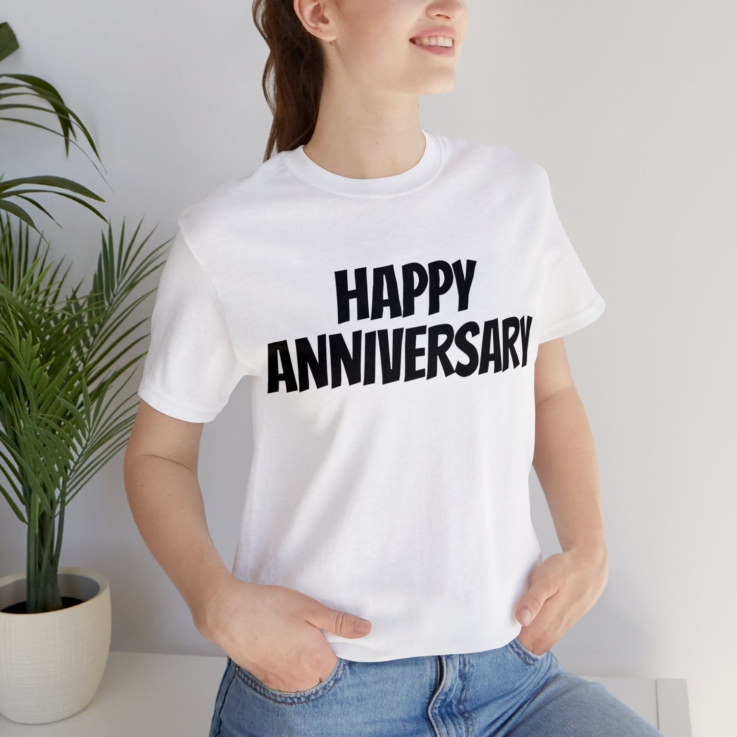 T-Shirt Anniversary Text Shirt for Men & Women Black Bella Canvas Shirts for Tshirt Outfit Aesthetic Petrova Designs