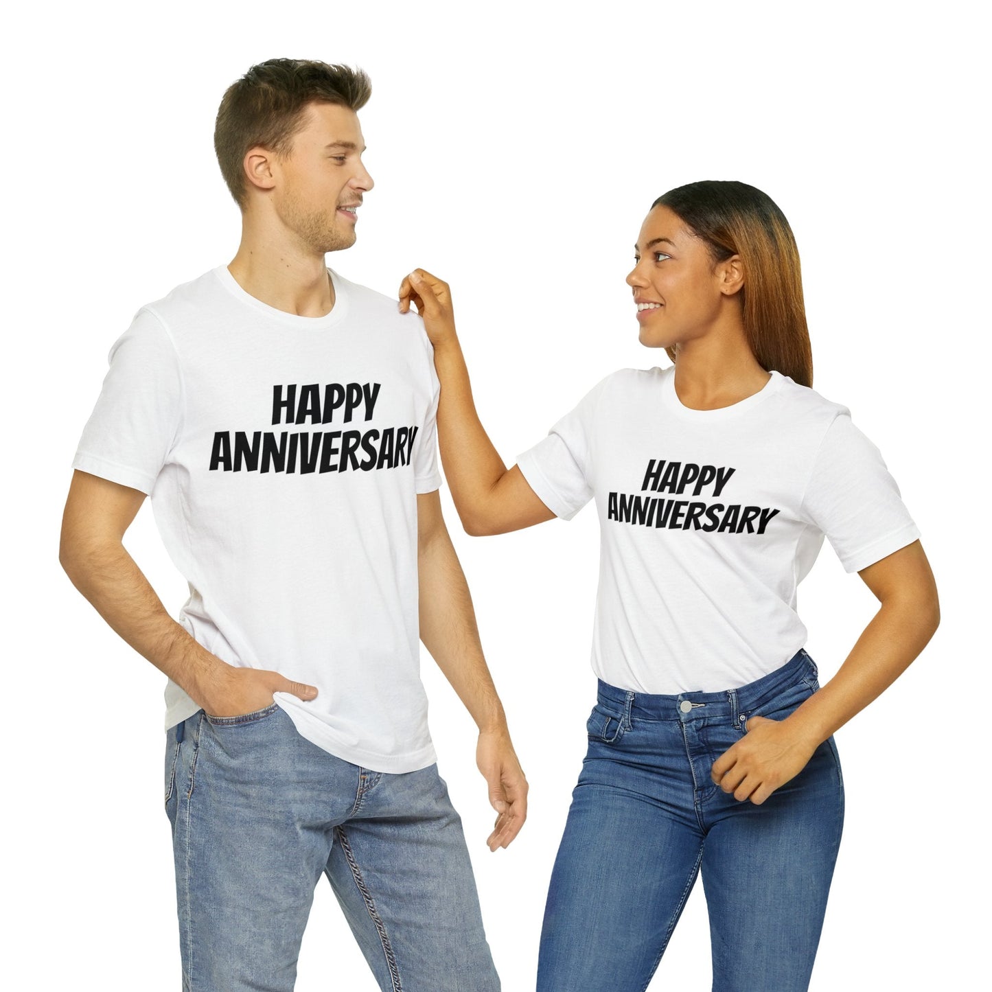 T-Shirt Anniversary Text Shirt for Men & Women Black Bella Canvas Shirts for Tshirt Outfit Aesthetic Petrova Designs