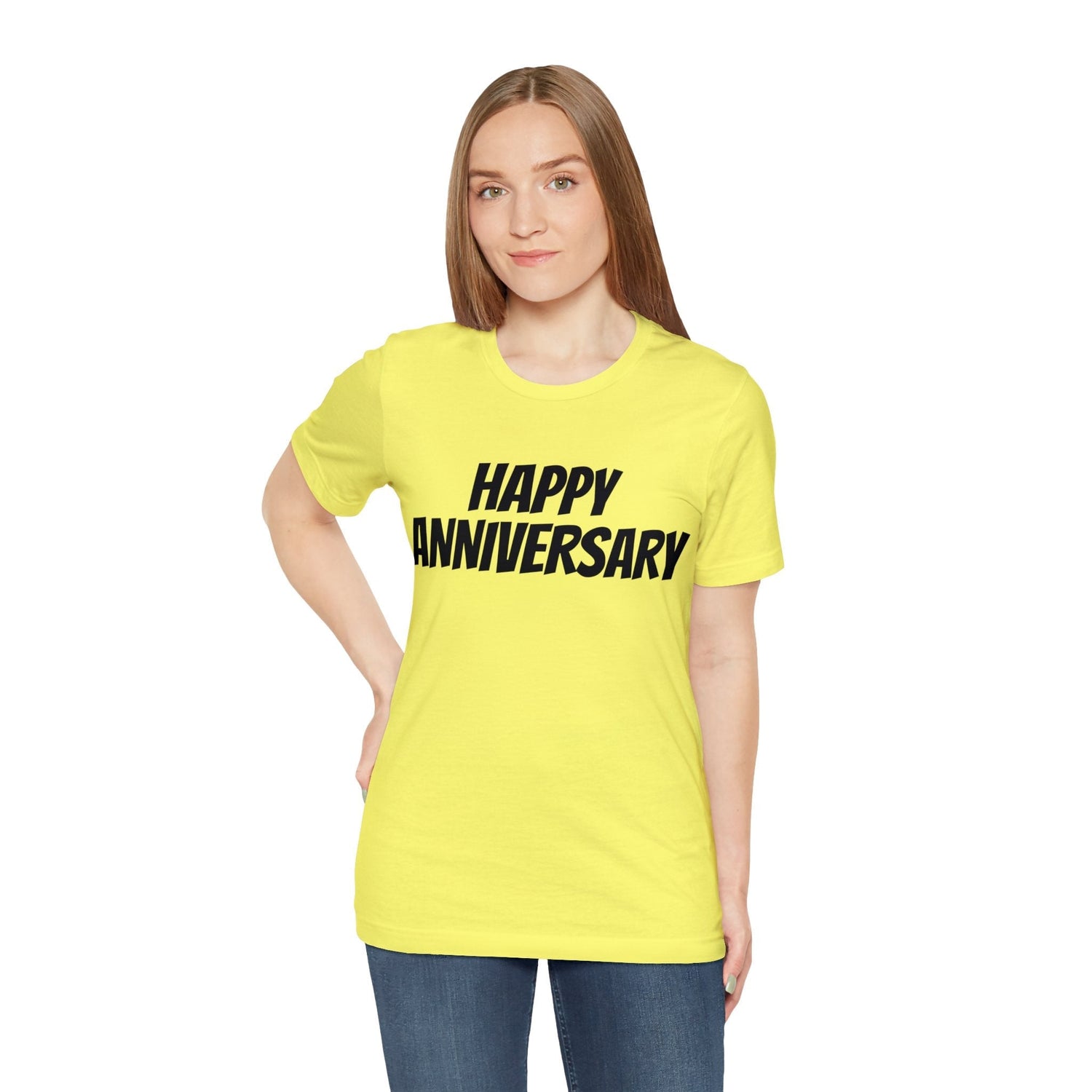 T-Shirt Anniversary Text Shirt for Men & Women Black Bella Canvas Shirts for Tshirt Outfit Aesthetic Petrova Designs