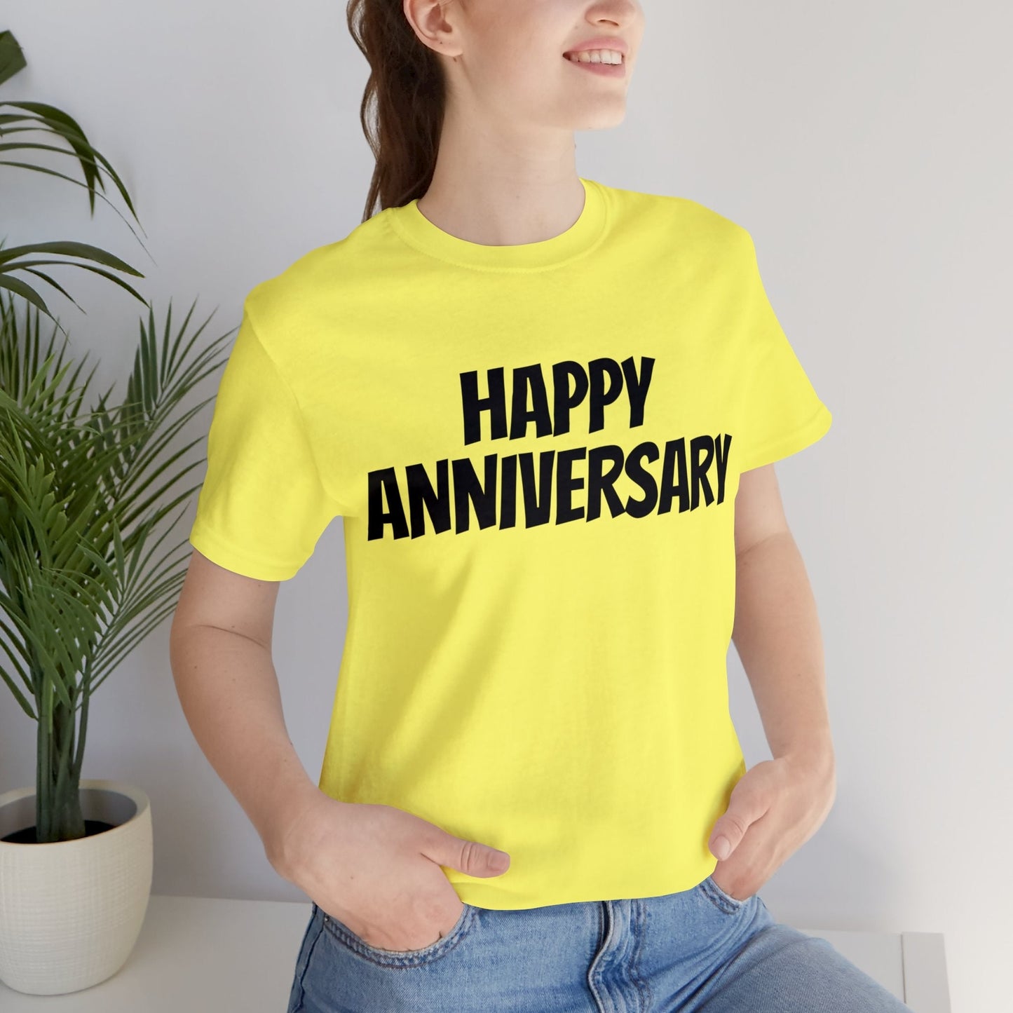 T-Shirt Anniversary Text Shirt for Men & Women Black Bella Canvas Shirts for Tshirt Outfit Aesthetic Petrova Designs