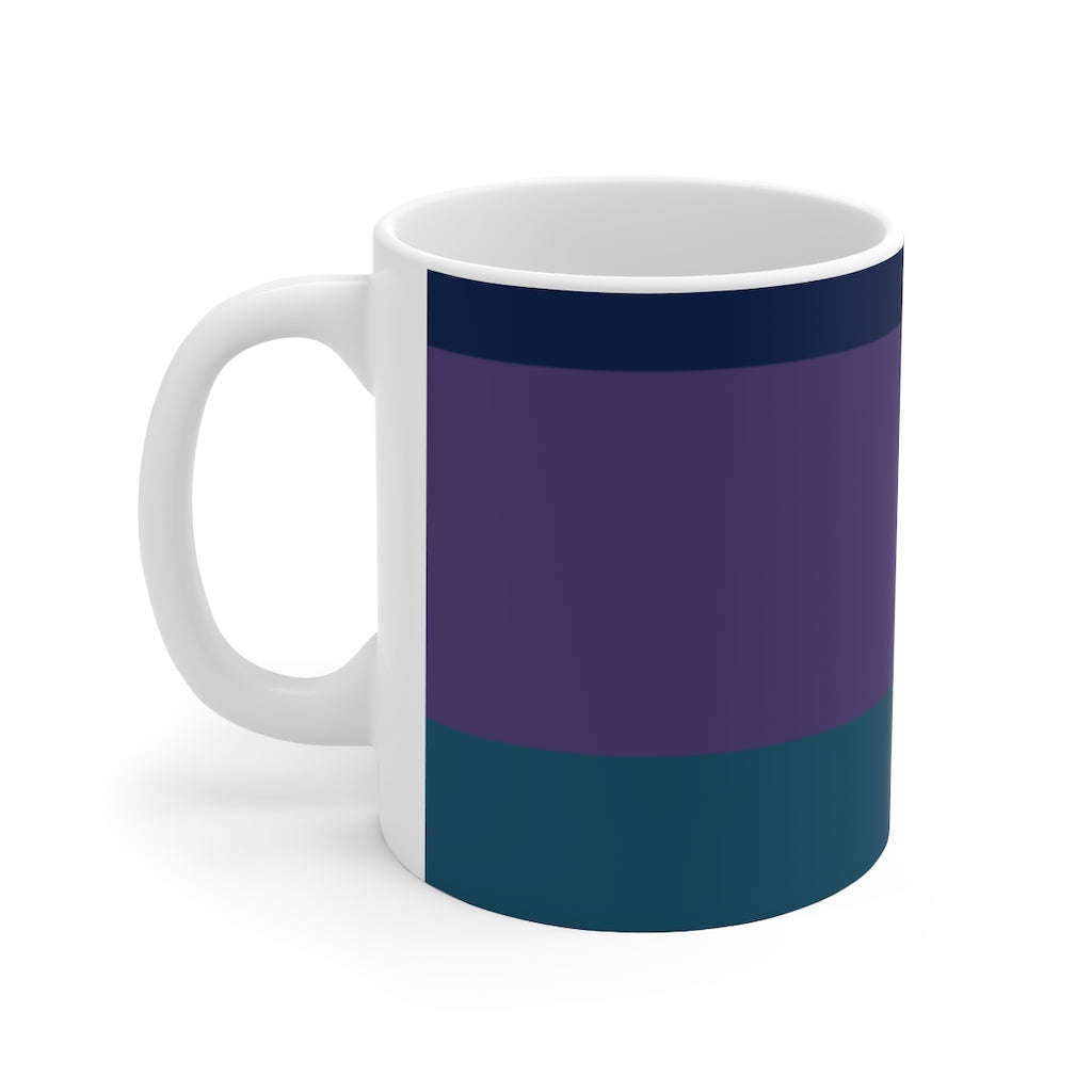 Mug Coffee Mug Your Ceramic Mug Drinkware In Blue and Purple Petrova Designs