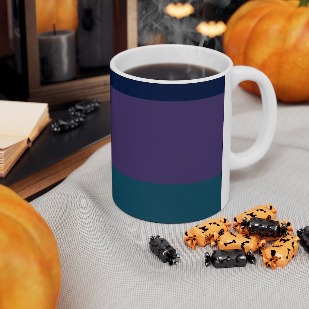 Mug Coffee Mug Your Ceramic Mug Drinkware In Blue and Purple Petrova Designs