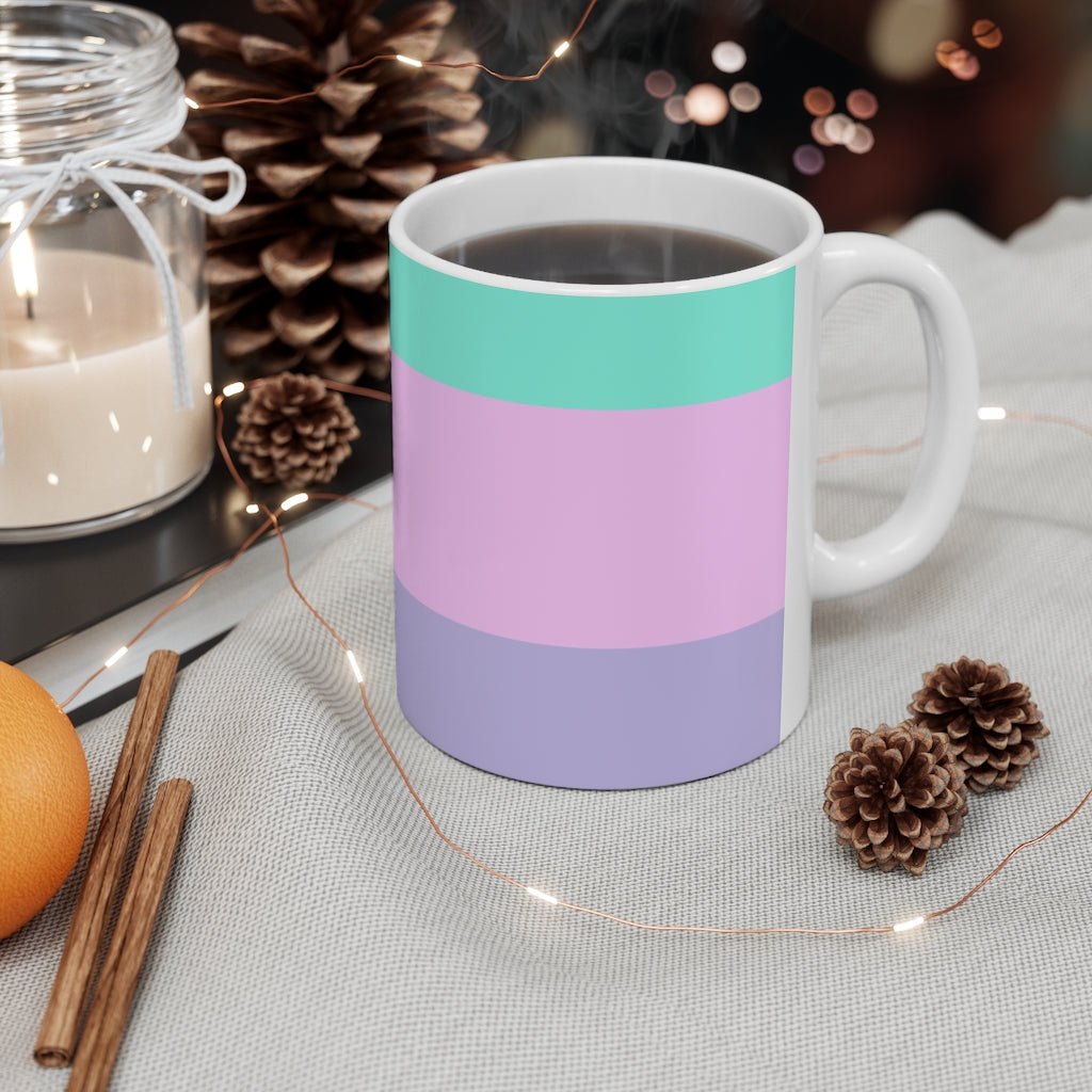 Mug Coffee Mugs Your Ceramic Mug Drinkware In Pink Purple Green Petrova Designs