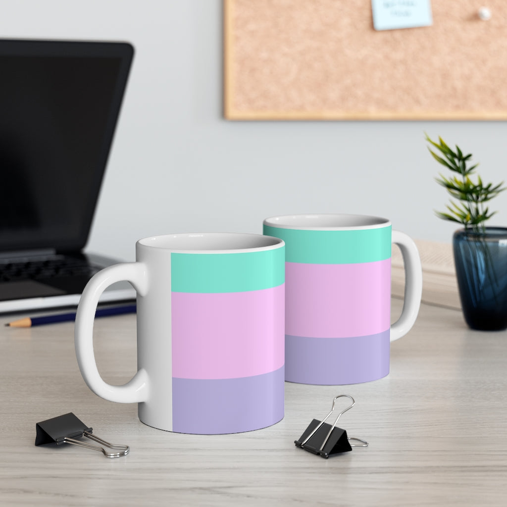 Mug Coffee Mugs Your Ceramic Mug Drinkware In Pink Purple Green Petrova Designs