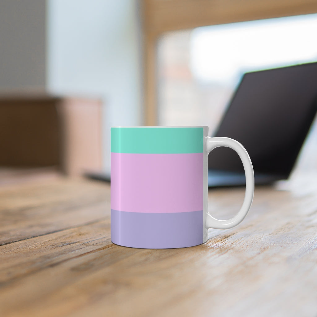 Mug Coffee Mugs Your Ceramic Mug Drinkware In Pink Purple Green Petrova Designs