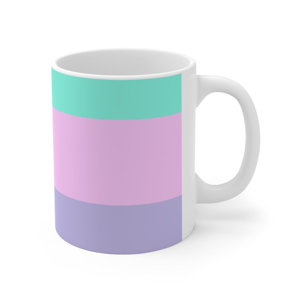 11oz Mug Coffee Mugs Your Ceramic Mug Drinkware In Pink Purple Green Petrova Designs