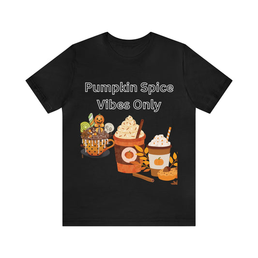 T-Shirt Graphic Tees for Men and Women Graphic Tee Shirts for Black Tshirt Outfits Autumn Pumpkin Spice Petrova Designs