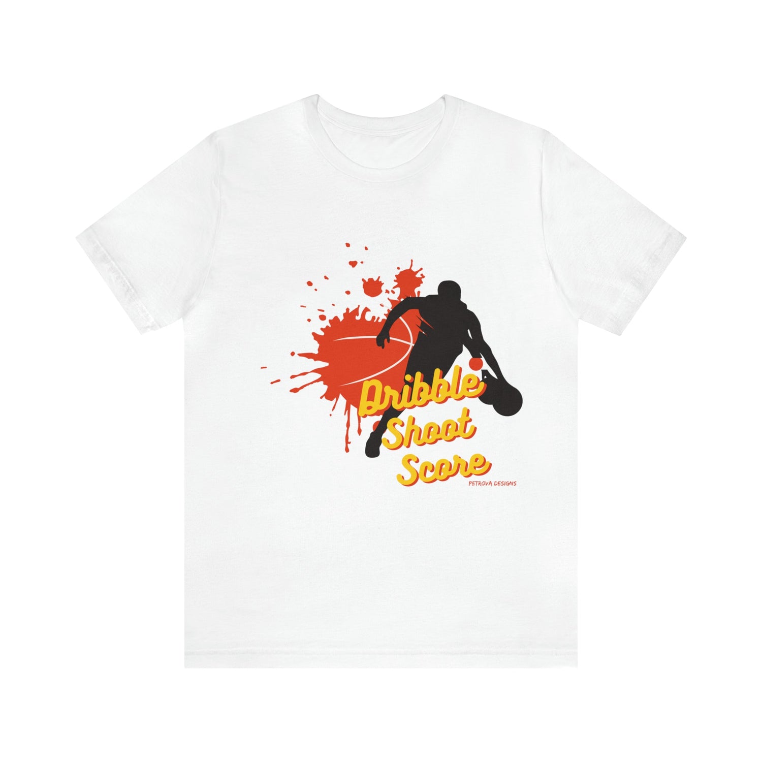 T-Shirt Graphic Tees for Men and Women Graphic Tee Shirts for Black Tshirt Outfits Basketball Petrova Designs