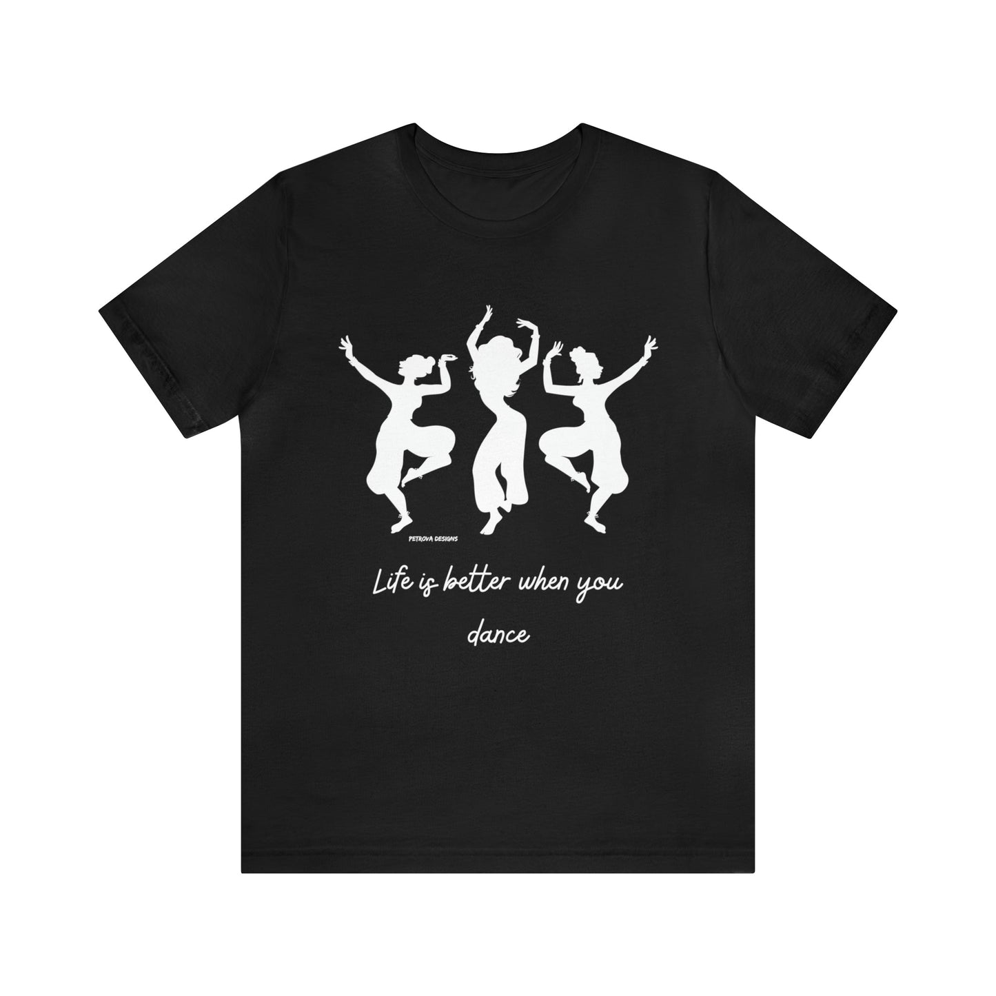 T-Shirt Graphic Tees for Men and Women Graphic Tee Shirts for Black Tshirt Outfits Dancer Dancing Petrova Designs