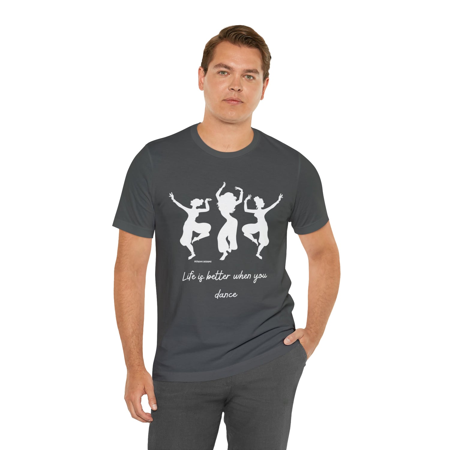 T-Shirt Graphic Tees for Men and Women Graphic Tee Shirts for Black Tshirt Outfits Dancer Dancing Petrova Designs