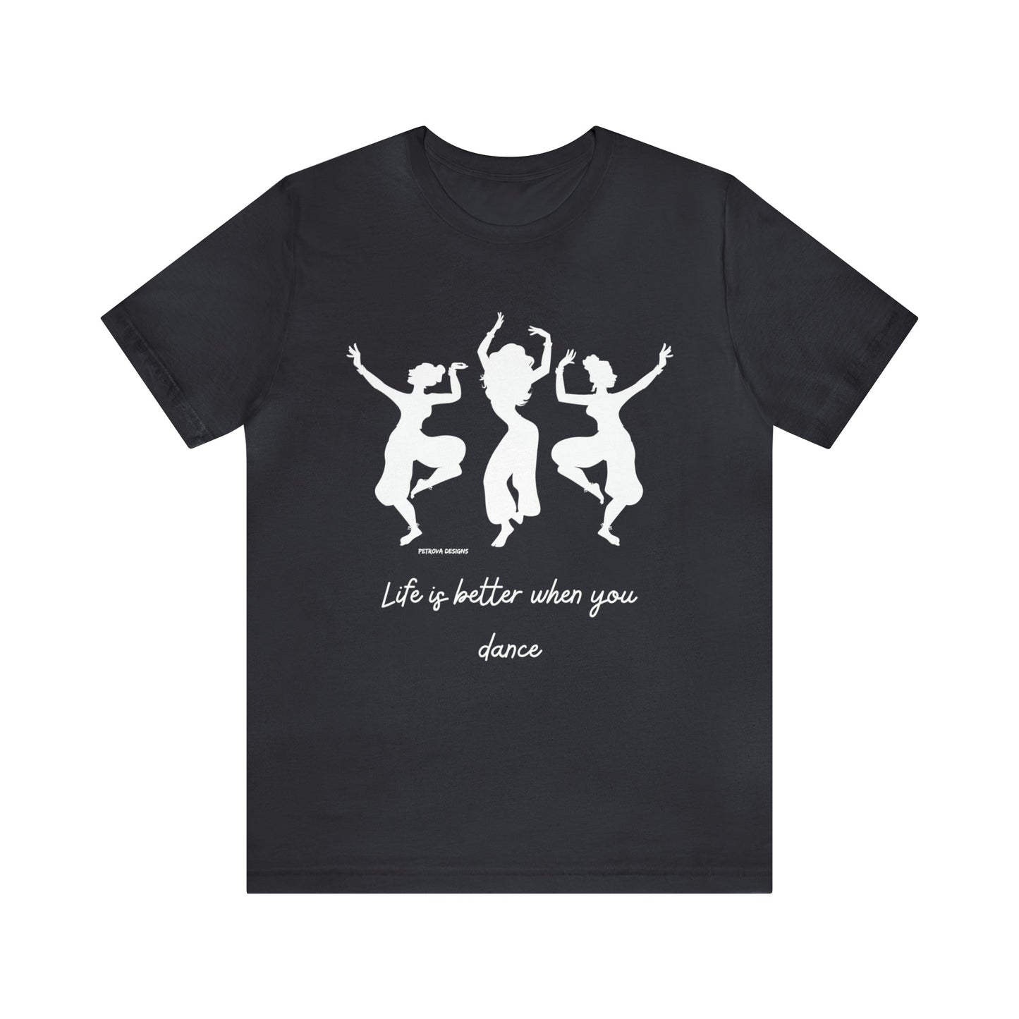 T-Shirt Graphic Tees for Men and Women Graphic Tee Shirts for Black Tshirt Outfits Dancer Dancing Petrova Designs