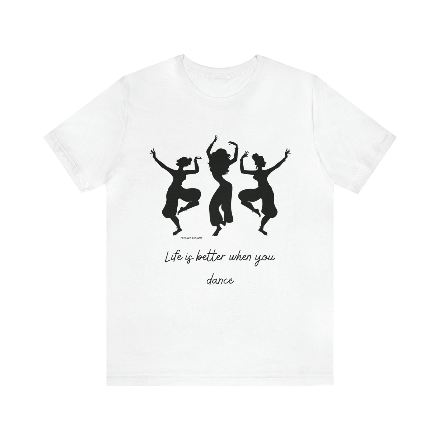 T-Shirt Graphic Tees for Men and Women Graphic Tee Shirts for Black Tshirt Outfits Dancer Dancing Petrova Designs