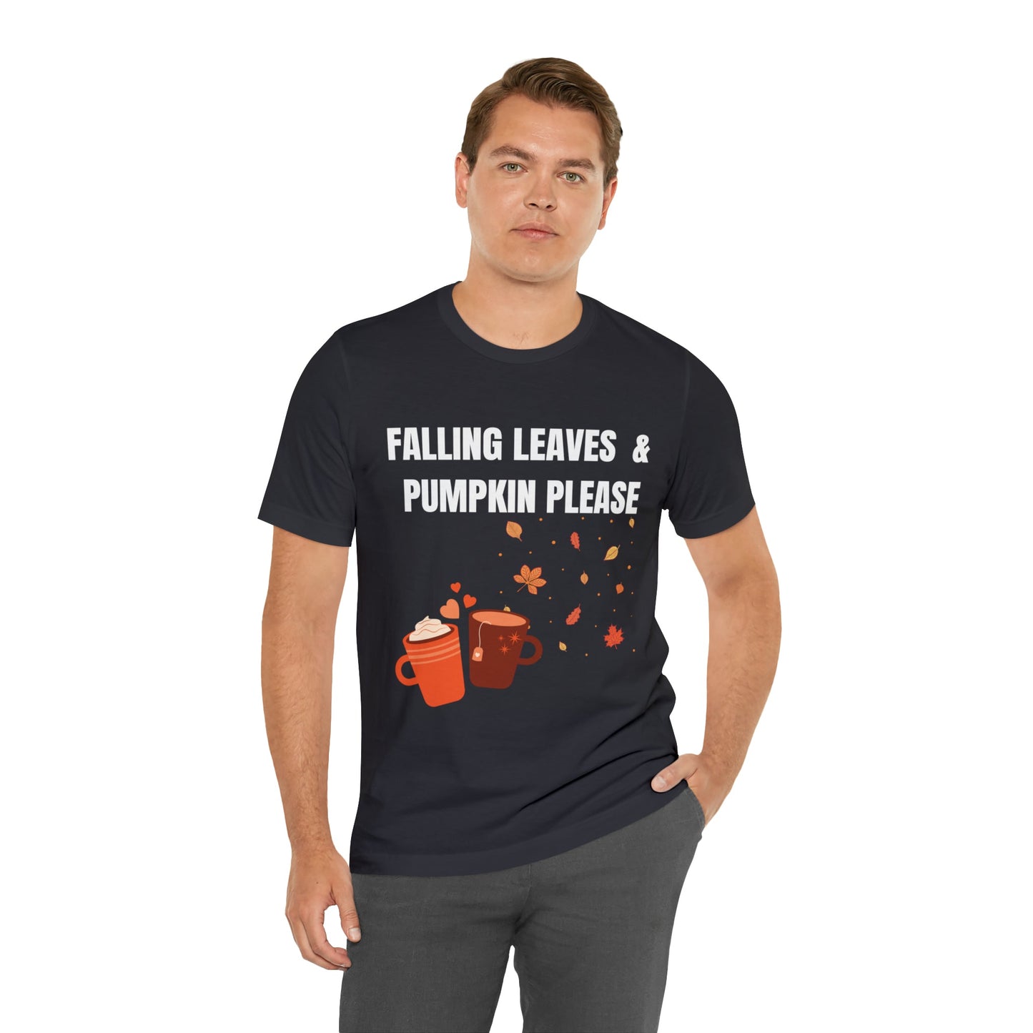 T-Shirt Graphic Tees for Men and Women Graphic Tee Shirts for Black Tshirt Outfits Fall Autumn Pumpkin Petrova Designs