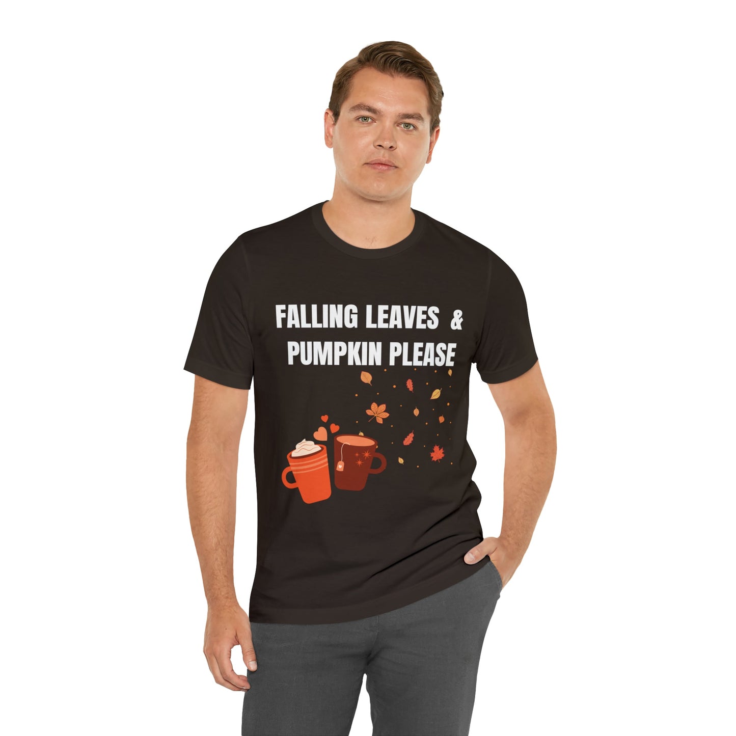 T-Shirt Graphic Tees for Men and Women Graphic Tee Shirts for Black Tshirt Outfits Fall Autumn Pumpkin Petrova Designs