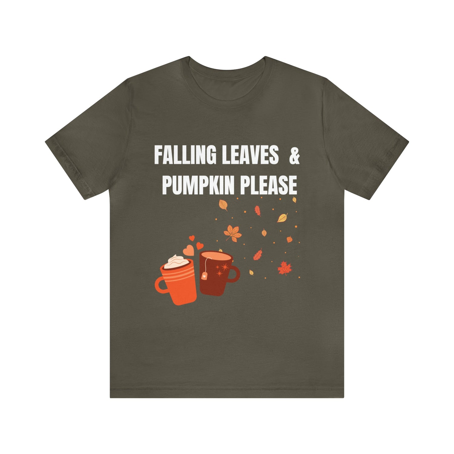 T-Shirt Graphic Tees for Men and Women Graphic Tee Shirts for Black Tshirt Outfits Fall Autumn Pumpkin Petrova Designs