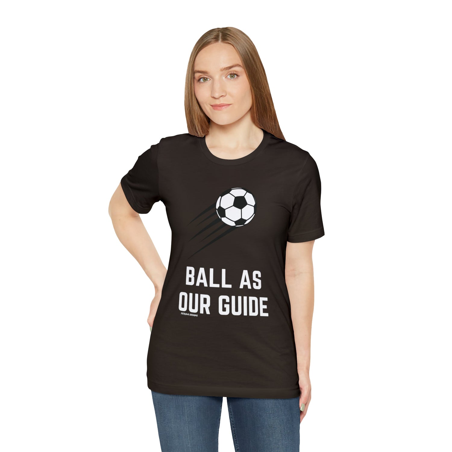 T-Shirt Graphic Tees for Men and Women Graphic Tee Shirts for Black Tshirt Outfits Soccer Football Petrova Designs