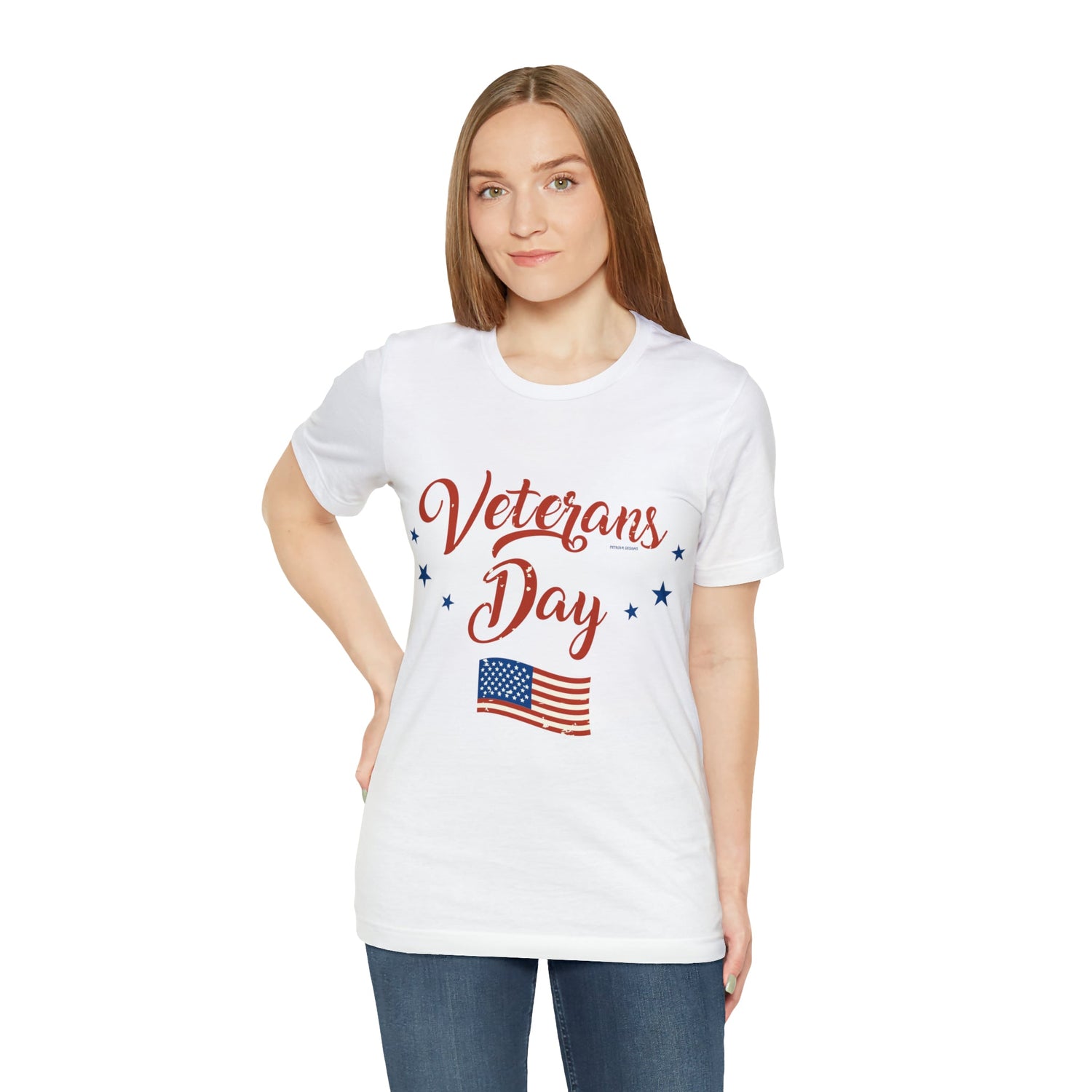 T-Shirt Graphic Tees for Men and Women Graphic Tee Shirts for Black Tshirt Outfits Veterans Day Petrova Designs