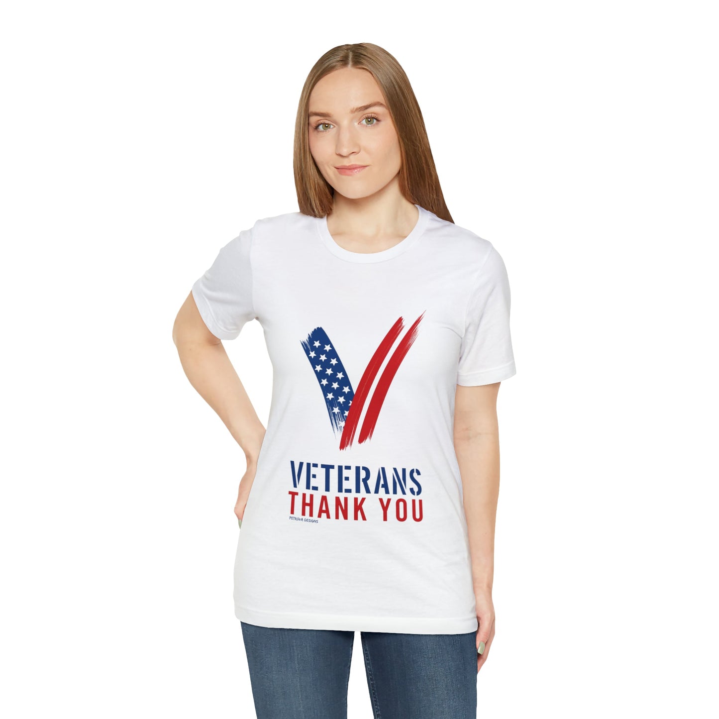 T-Shirt Graphic Tees for Men and Women Graphic Tee Shirts for Gray Tshirt Outfits Veterans Day Petrova Designs