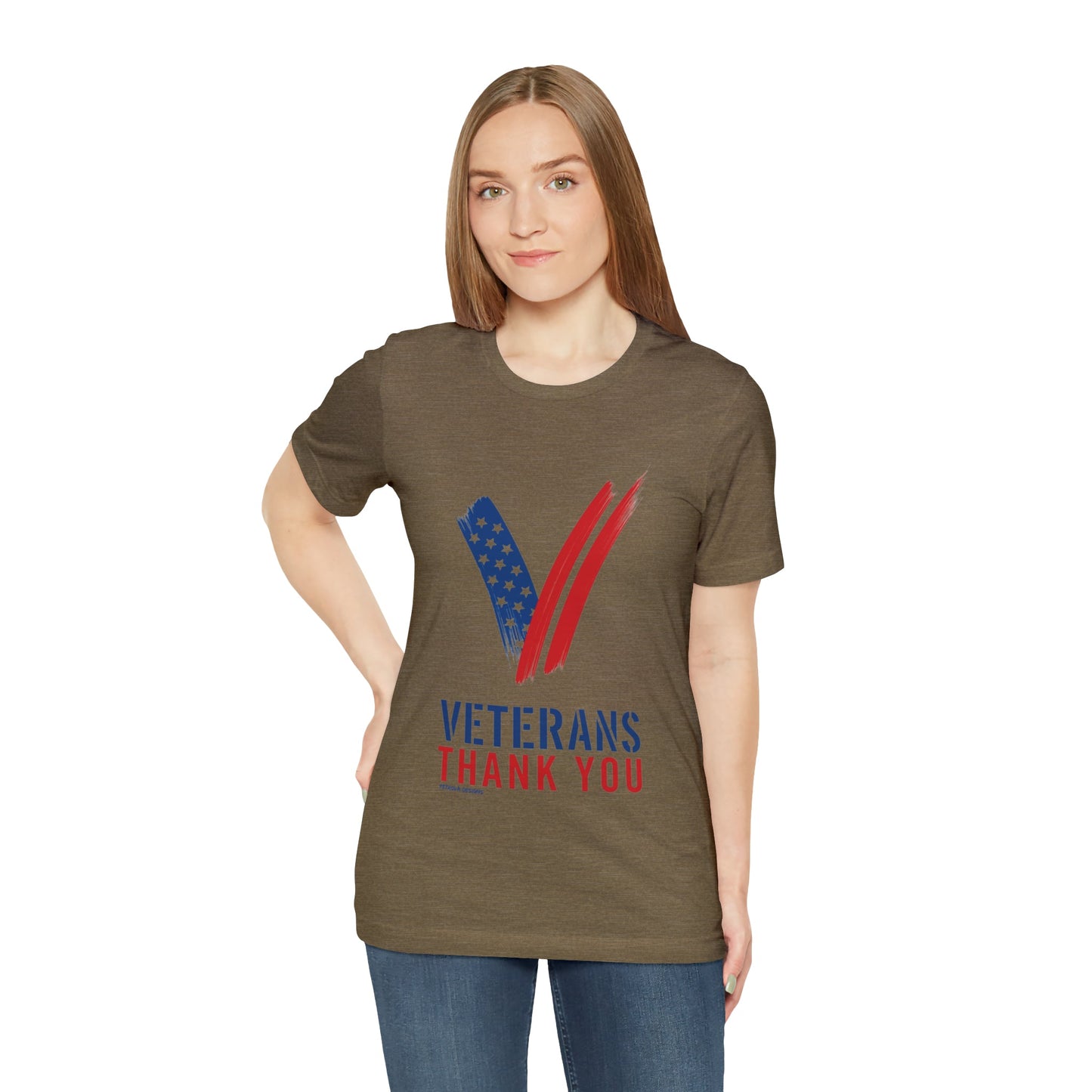 T-Shirt Graphic Tees for Men and Women Graphic Tee Shirts for Gray Tshirt Outfits Veterans Day Petrova Designs