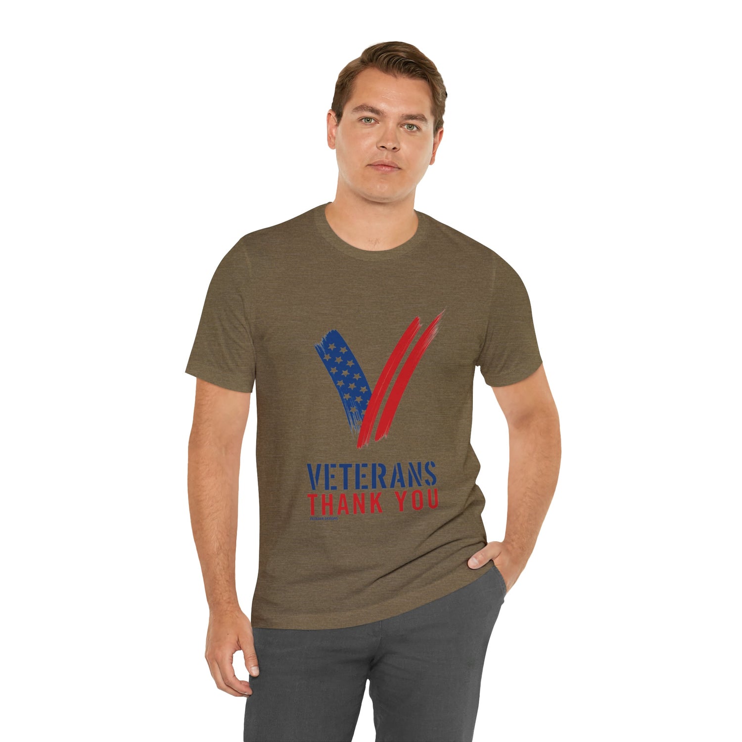 T-Shirt Graphic Tees for Men and Women Graphic Tee Shirts for Gray Tshirt Outfits Veterans Day Petrova Designs